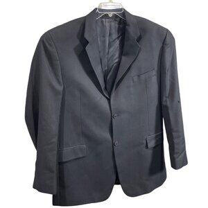 DKNY Mens Pinstripe Wool Blazer 2-Button Lining Bloomingdales DH18